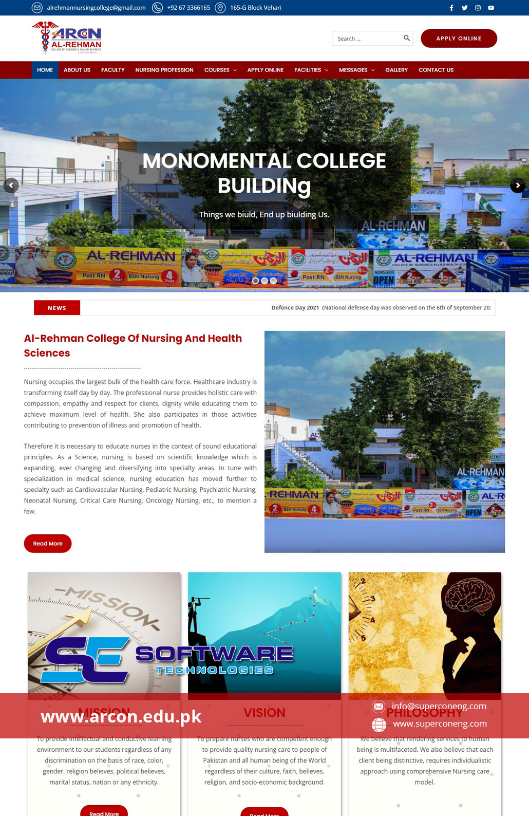 Al-Rehman College Of Nursing And Health Sciences